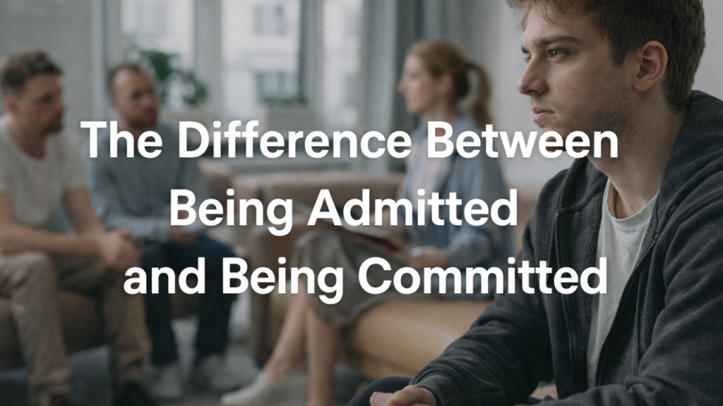 The Difference Between Being Admitted and Being Committed