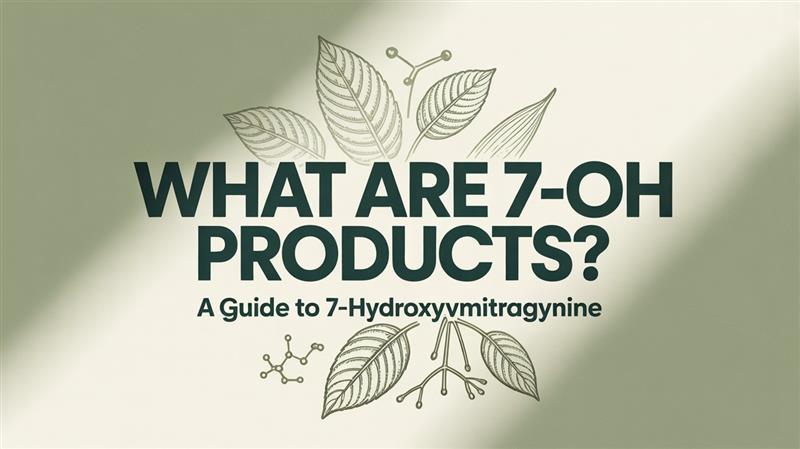 What are 7-oh products A Guide to 7-Hydroxymitragynine