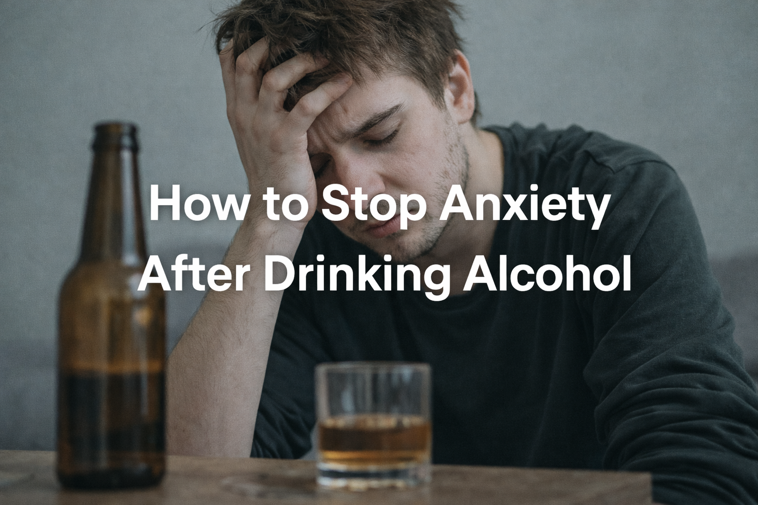 How to Stop Anxiety After Drinking Alcohol