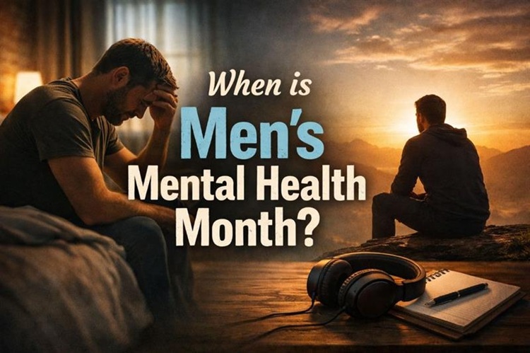 When is Men's Mental Health Month