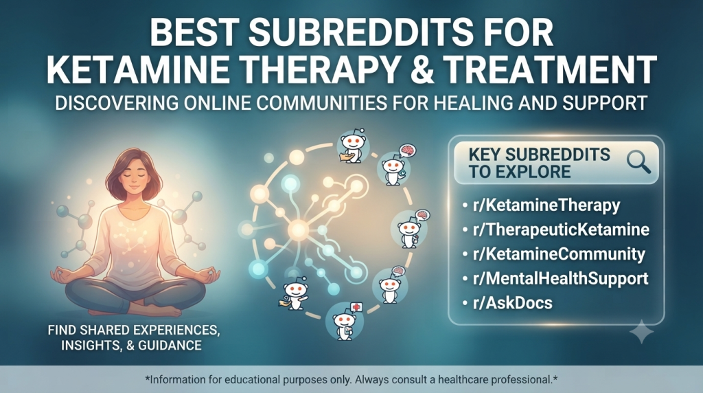 Best Subreddits for Ketamine Therapy & Treatment: Bonus