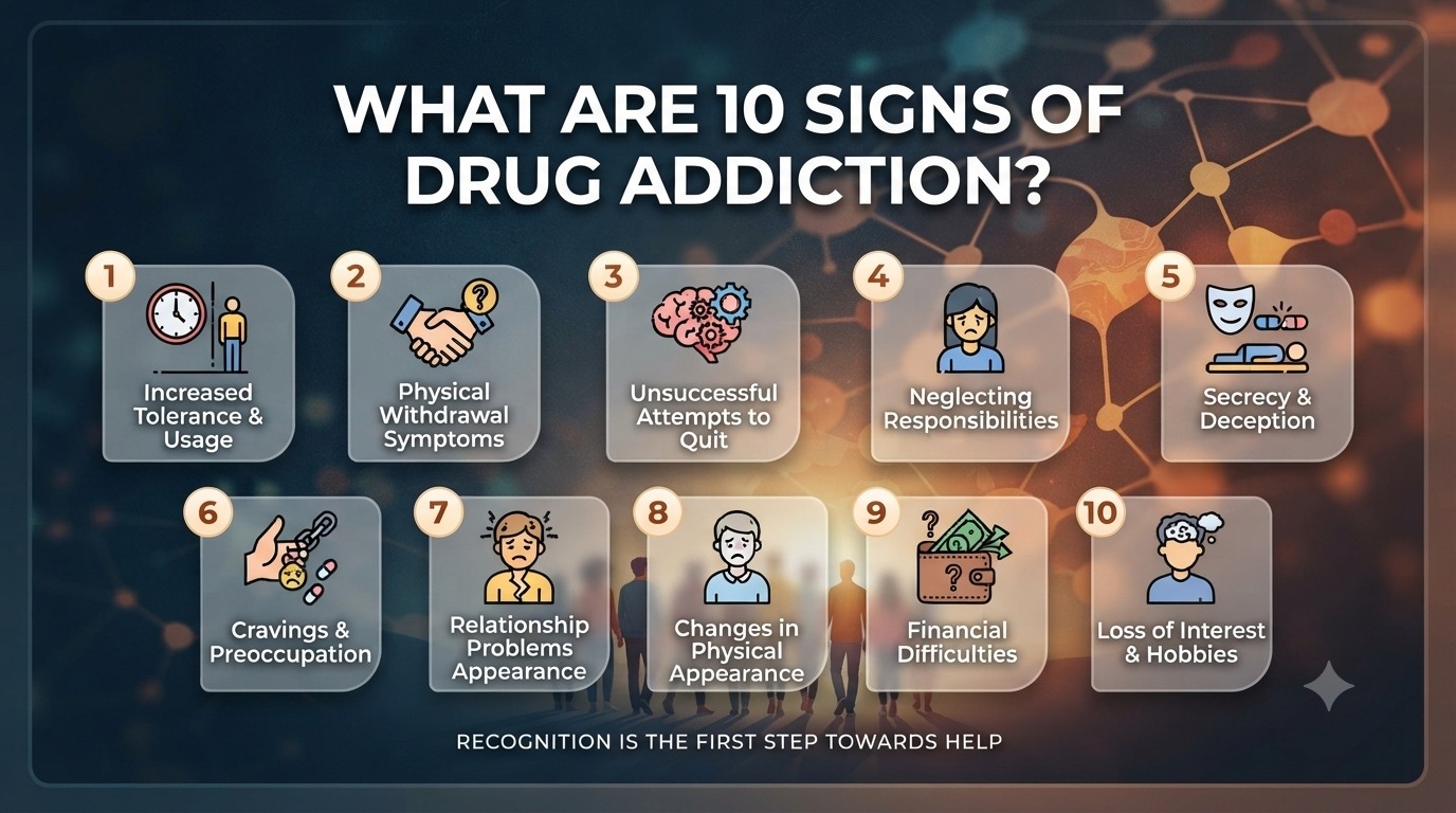 What Are 10 Signs of Drug Addiction?