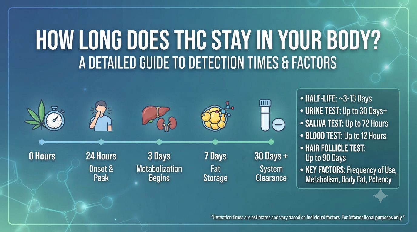 How Long Does THC Stay in Your Body?