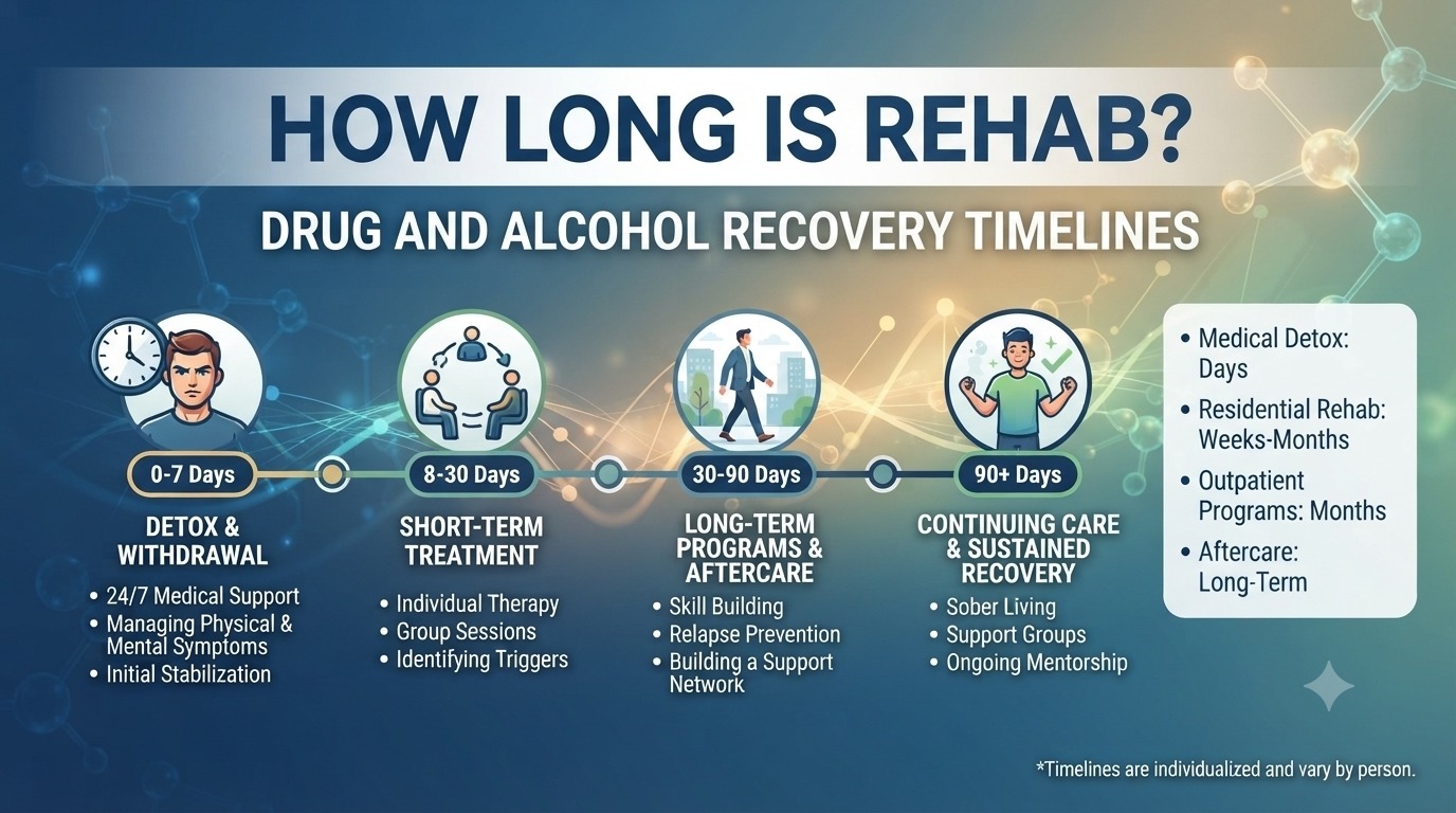 How Long Is Rehab? - Drug And Alcohol Timelines