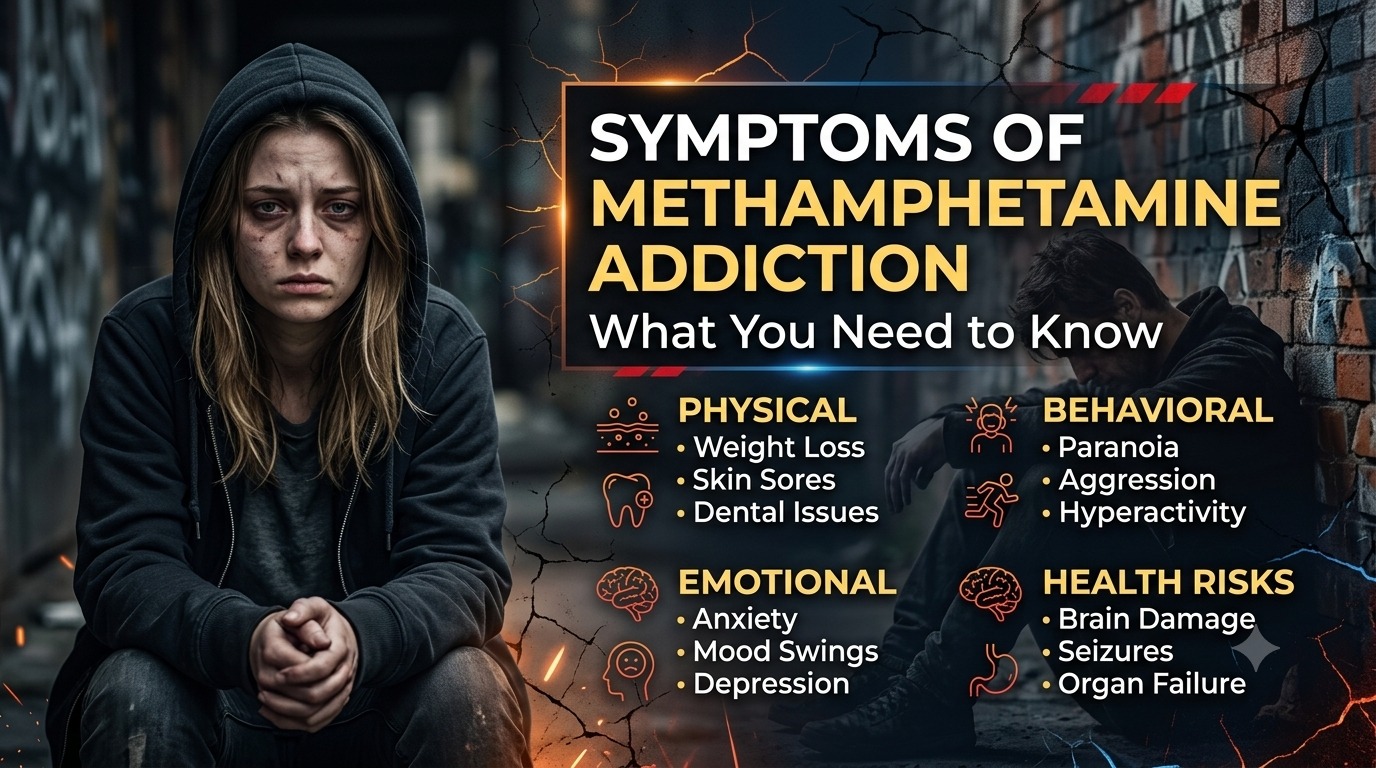 Symptoms of Methamphetamine Addiction